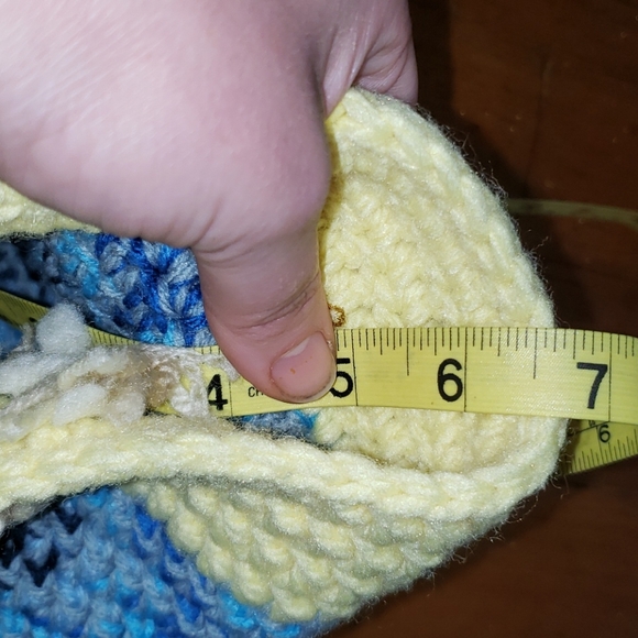 🧶 Handmade colorblock basket - Picture 3 of 3